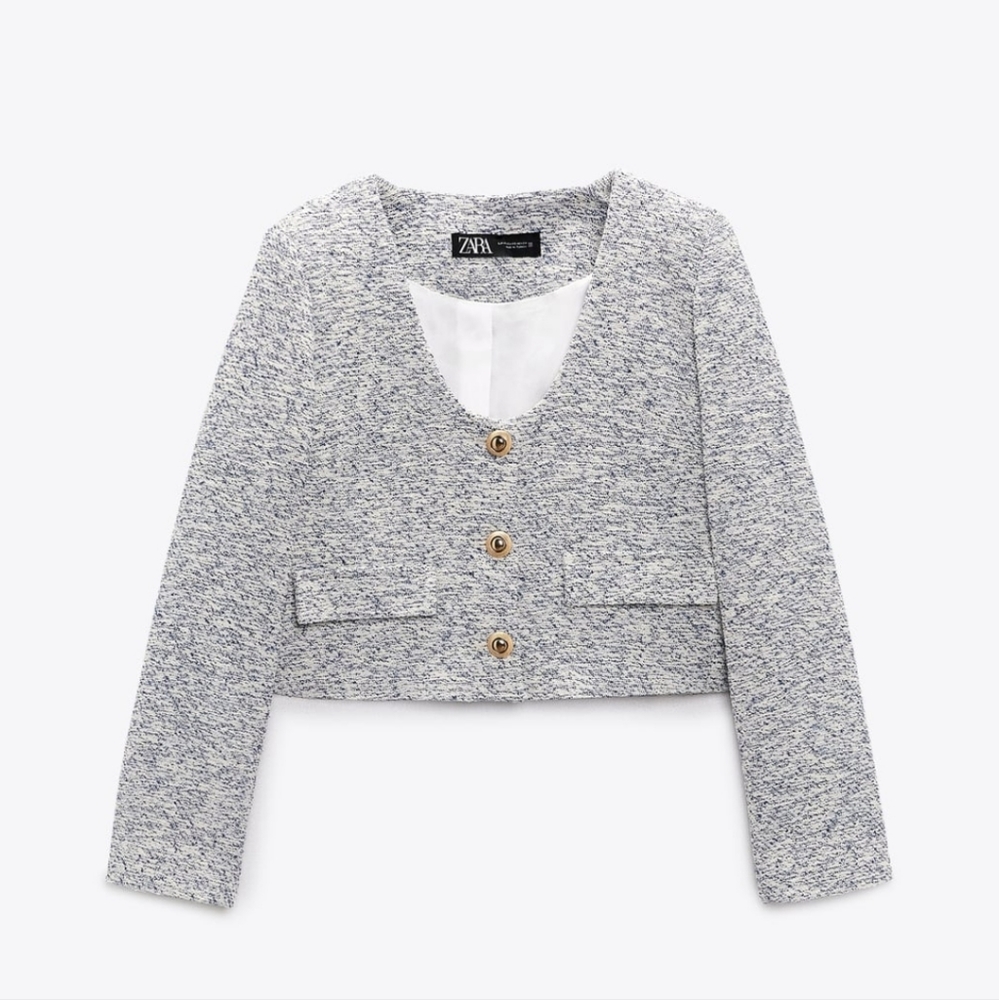 Zara Textured Blazer